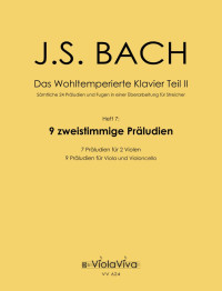 VV 624 • BACH - Wohltemperiertes Klavier Teil 2, Heft 7