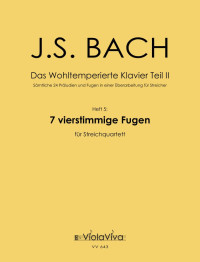 VV 643 • BACH - Wohltemp. Klavier Teil 2, Heft 5