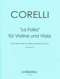 VV 102 • CORELLI - La Follia - Score, parts (2)