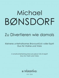 VV 104 • BØNSDORF - Zu Divertieren wie Damals, Vi,Va