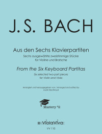VV 110 • BACH - Aus den Sechs Klavierpartiten