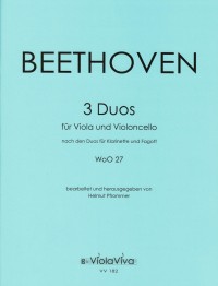 VV 182 • BEETHOVEN - Drei Duette - Stimmen (2)