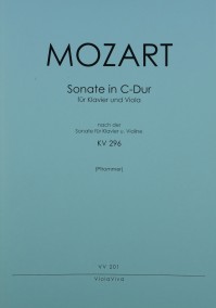 VV 201 • MOZART  - Sonate nach KV296 in C-dur