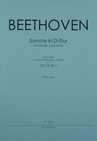 VV 206 • BEETHOVEN - Sonata - Piano score, part (1)