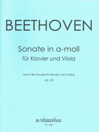 VV 207 • BEETHOVEN - Sonata - Piano score, part (1)