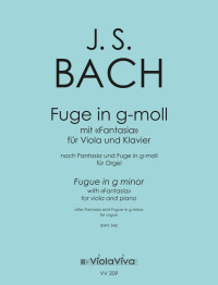 VV 209 • BACH - Fuge mit Fantasia - Piano score, part (1)