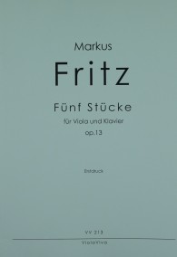 VV 213 • FRITZ - Fünf Stücke (Five pieces) - Piano score, p