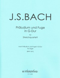 VV 452 • BACH - Prelude and fugue - Score, parts (4)