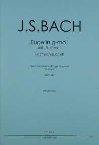 VV 453 • BACH - Fugue with Fantasia - Score and parts (4)