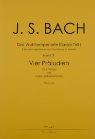 VV 622 • BACH - Wohltemperiertes Klavier Teil 1, Heft 2