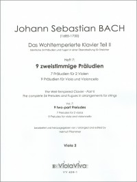 VV 624-1 • BACH - Wohltemperiertes Klavier Part 2, Vol.7: VA2
