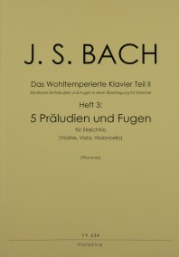 VV 634 • BACH - Wohltemperiertes Klavier Teil 2, Heft 3