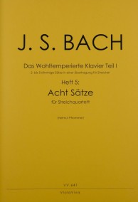 VV 641 • BACH - Wohltemp. Klavier part 1, vol. 5: 8 viersti
