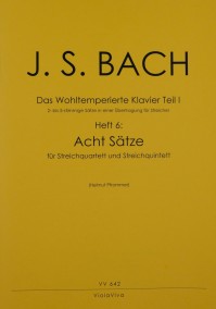 VV 642 • BACH - Wohltemperiertes Klavier Part 1, Vol. 6: 8 