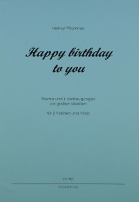 VV 901 • PFROMMER - Happy birthday to you C-Dur