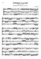 Notenbeispiel / Score example Prelude in G minor
